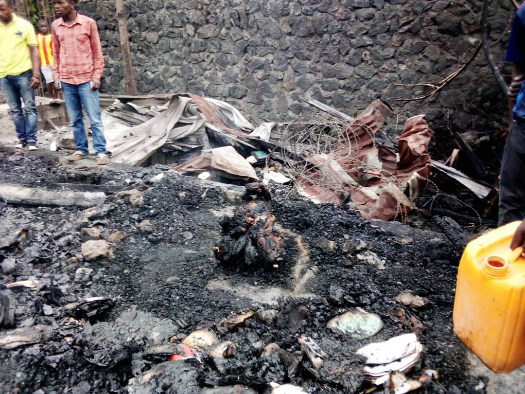 Nord-Kivu : 7 personnes calcinées à Goma, le travail de la protection civile mis en cause par la notabilité