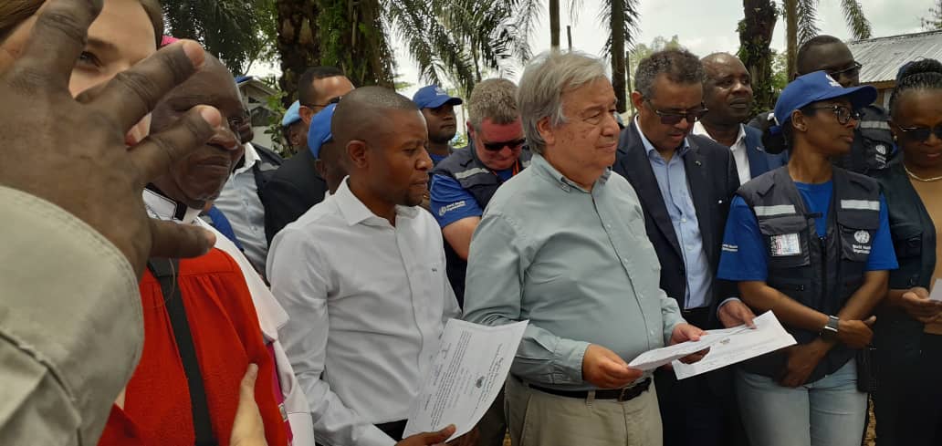 Nord-Kivu : Guteress remet les certificats de déchargement aux  vainqueurs d&rsquo;Ebola à Mangina (Beni)
