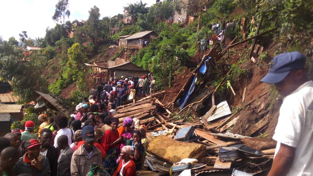 Sud-Kivu : Au moins 10 morts dans une série d&rsquo;éboulements de terre  à Bukavu
