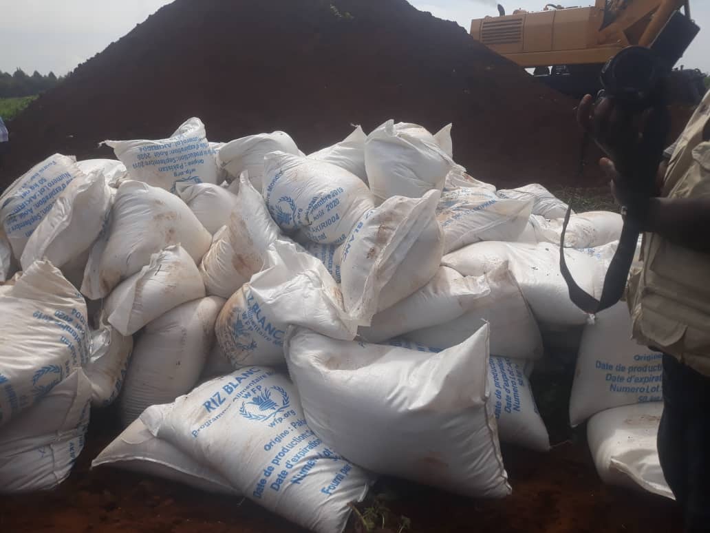 Butembo : Plus de 280 tonnes du riz avarié du Pam, détruits (Nord-Kivu)