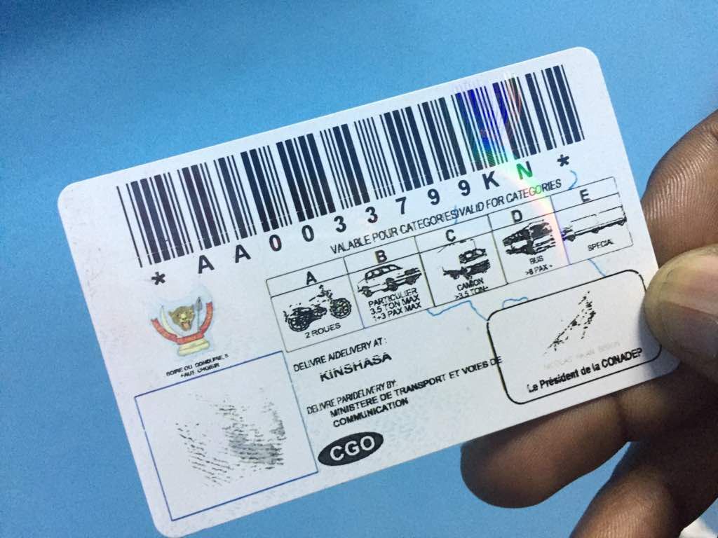 RDC :La mafia dans la délivrance du permis de conduire 3 ans après sa Suspension