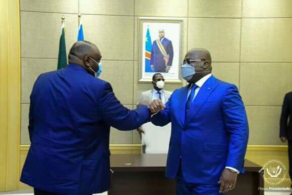 RDC : Félix Tshisekedi a reçu Jean Pierre Bemba au palais de la nation