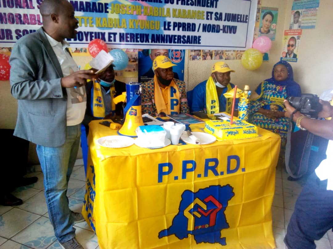 Goma : Le PPRD Nord-Kivu exprime sa compassion aux victimes du volcan Nyiragongo.
