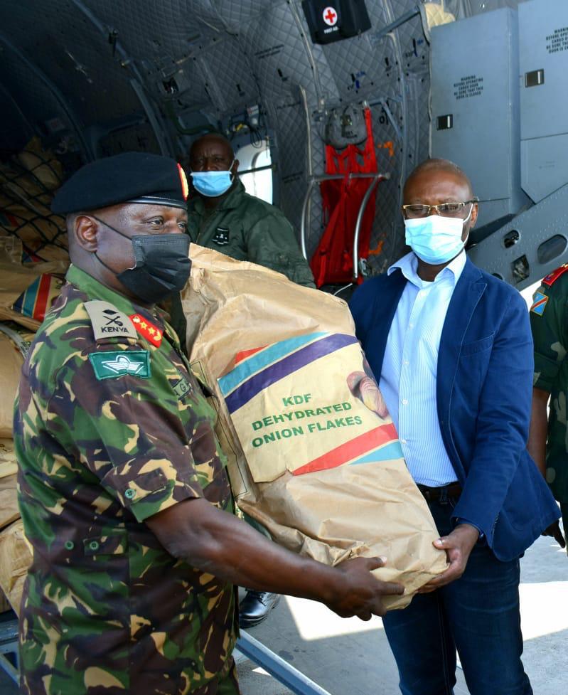 RDC : Le Kenya apporte une aide aux sinistrés du volcan Nyiragongo