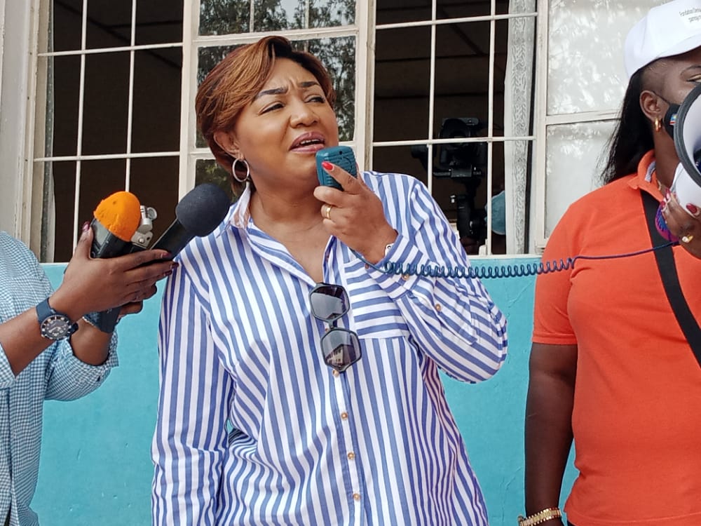 Goma: La première dame de la RDC au chevet de plusieurs couches de la population.
