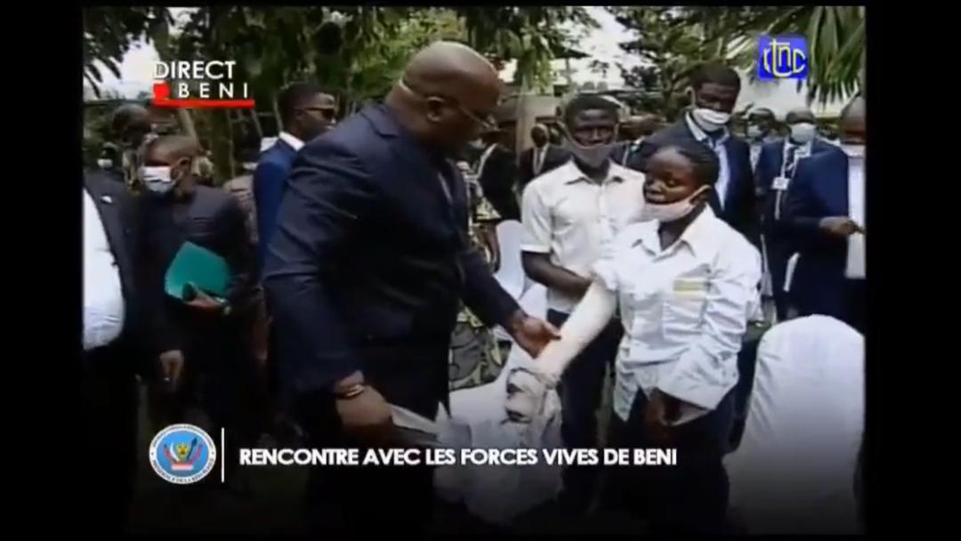 Beni: Le mea culpa de Félix Tshisekedi aux enfants de Beni.