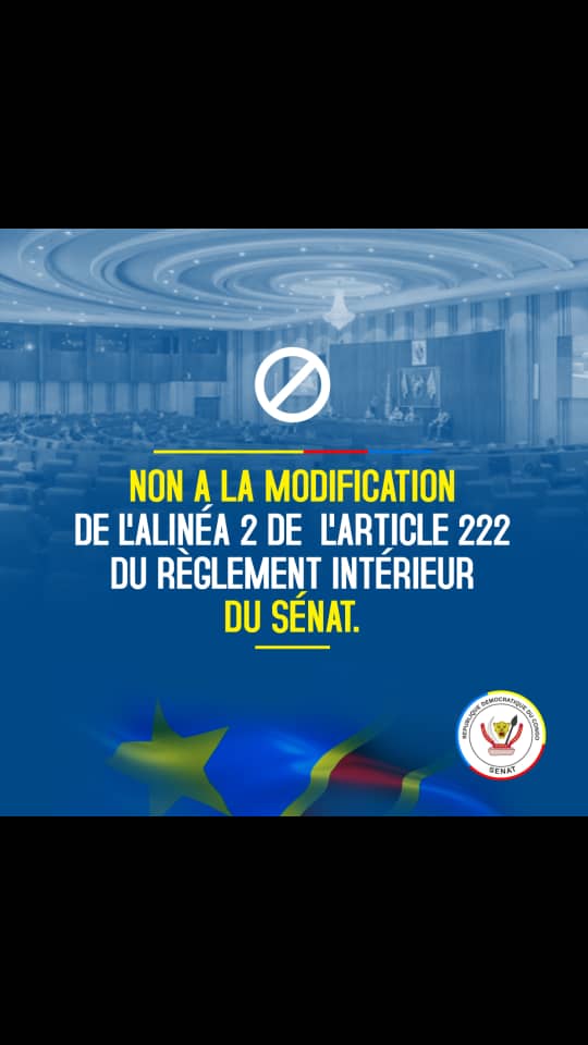 RDC : Les assistants parlementaires du sénat en colère contre le bureau Bahati Lukwebo.