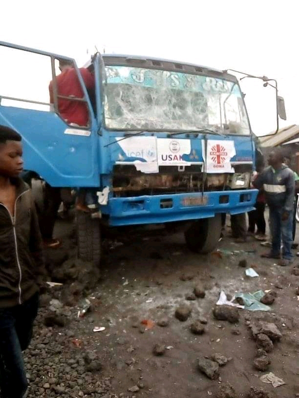 Nyiragongo : Un accident de circulation fait deux morts au rond point Turunga