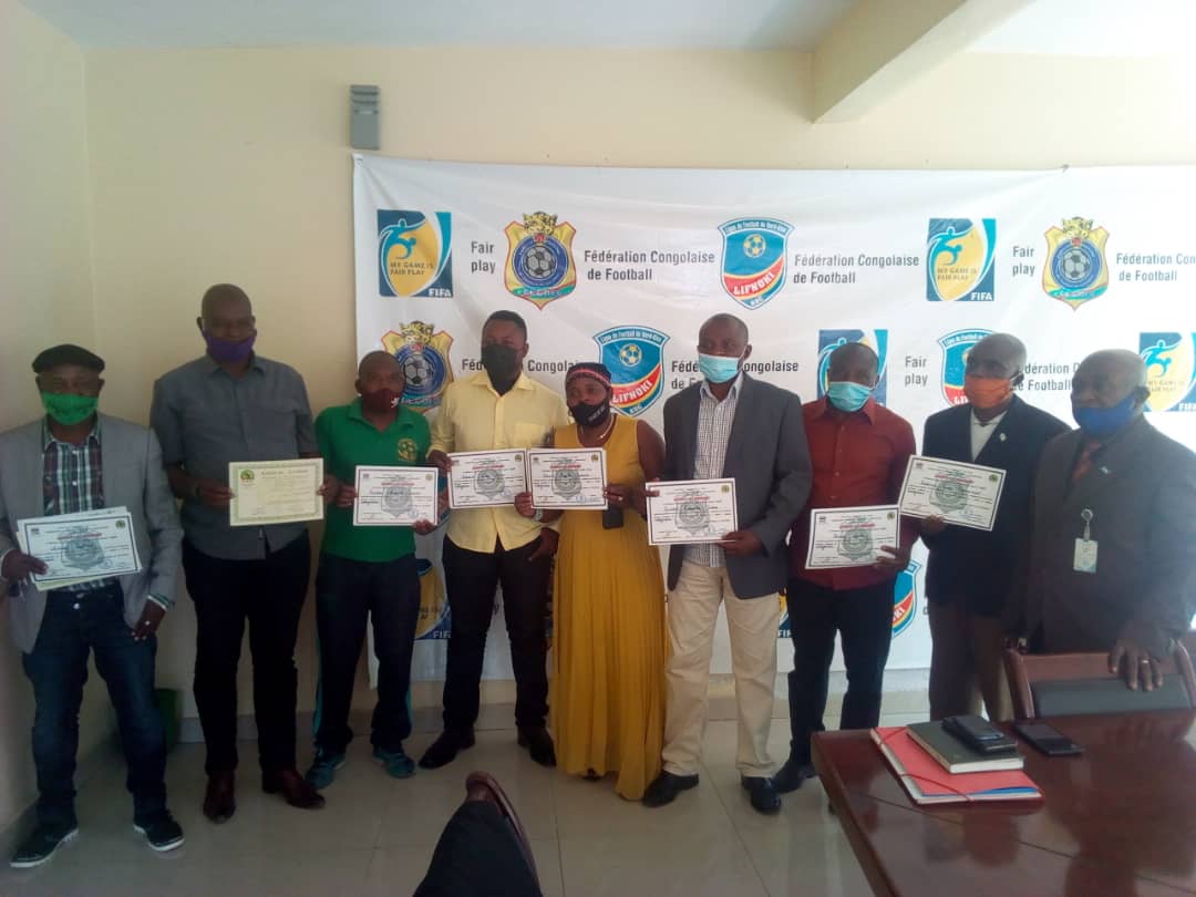 Nord-Kivu: Remise des diplômes fédéraux aux entraîneurs par la FECOFA