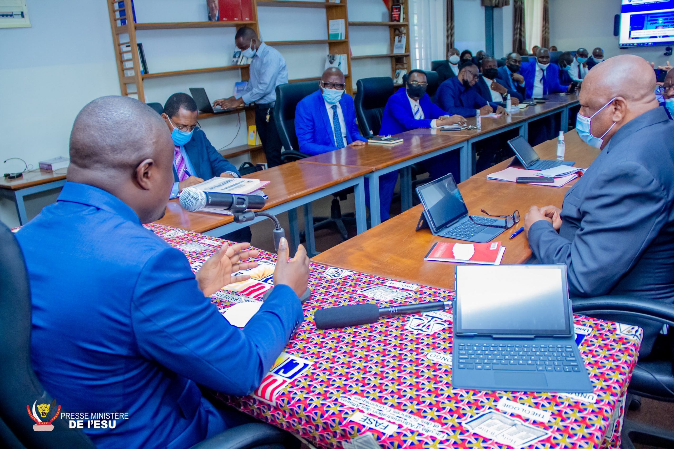 RDC-ESU:  Muhindo Nzangi lance officiellement l&rsquo;audit organisationnel et de  contrôle de viabilité des établissements.