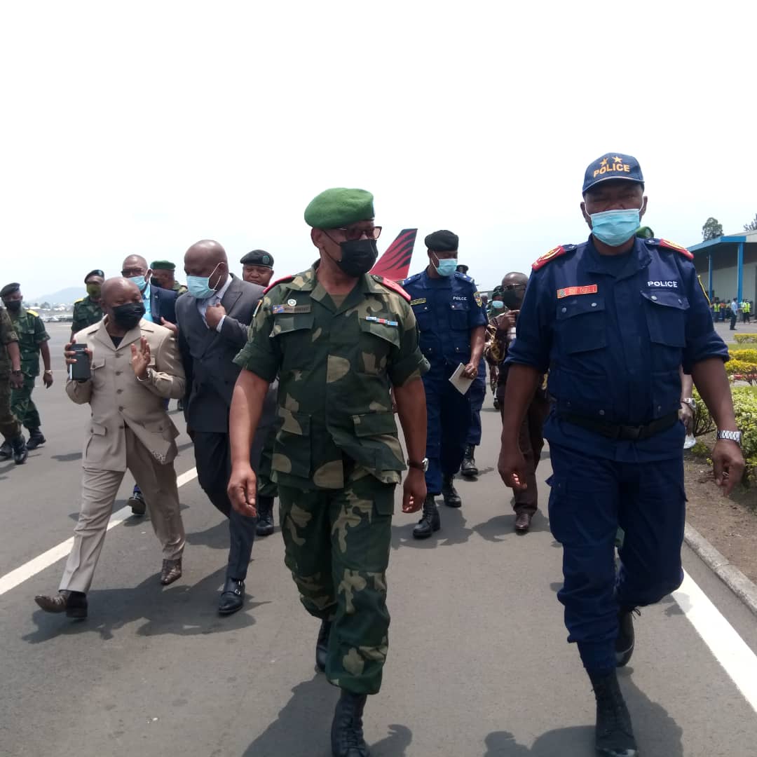 Nord-Kivu : Le Gouverneur revient  à Goma après sa mission d&rsquo;évaluation de l&rsquo;état de siège à Kinshasa.