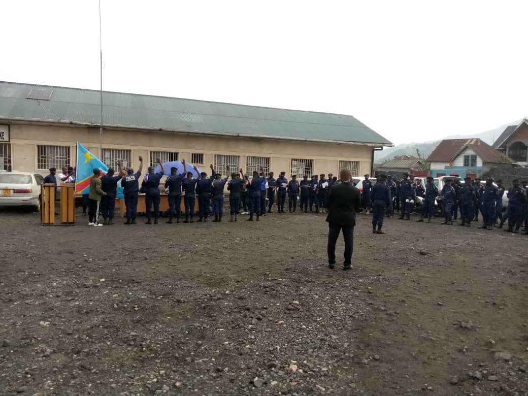 Masisi : Plus de 142 Officiers de la police Judiciaire prêtent serment  à Sake
