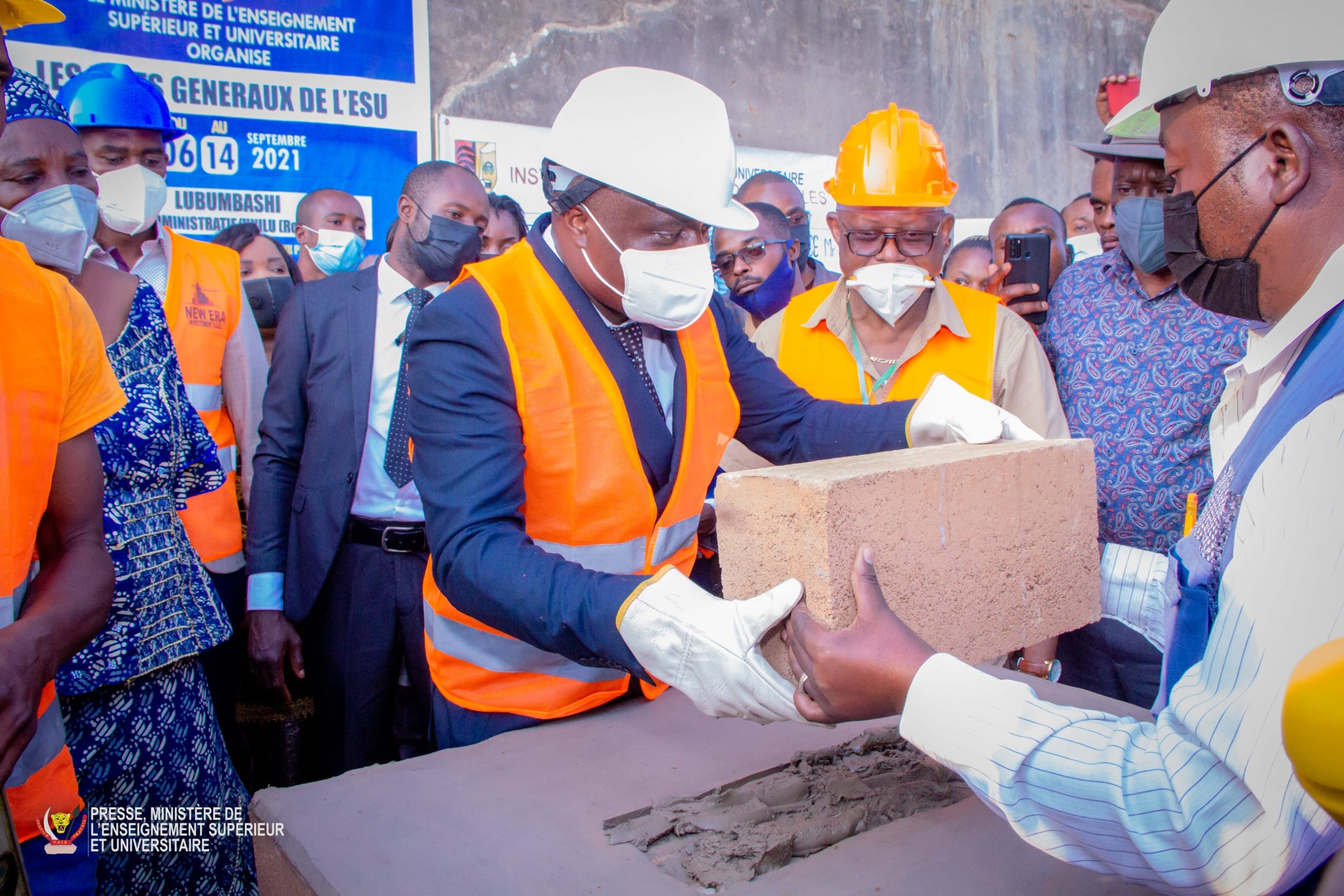 ESU :Lancement des  travaux de construction de nouveaux bâtiments à l&rsquo;Institut supérieur d&rsquo;études sociales à Lubumbashi
