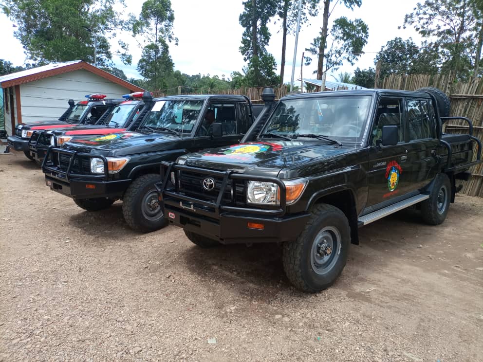 Nord-Kivu: Le gouverneur dote le secteur opérationnel Sokola 1 à Beni de 4 jeeps.