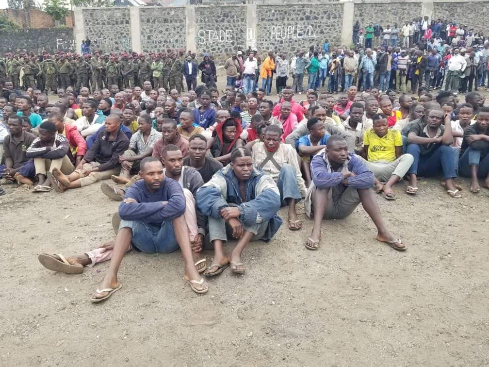 Goma: 292 personnes interpellées par l&rsquo;armée après un bouclage au quartier Kyeshero