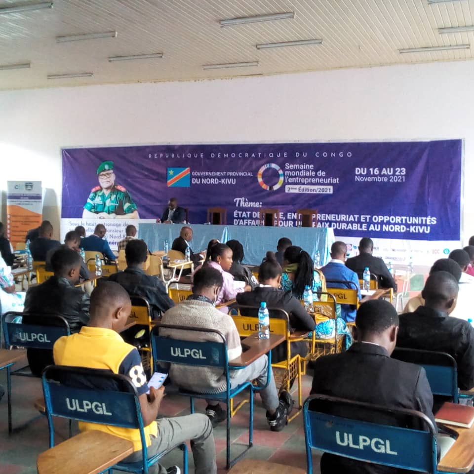 Goma: Les universités appelées à  impliquer les étudiants  dans les initiatives entrepreneuriales pour le développement de la communauté