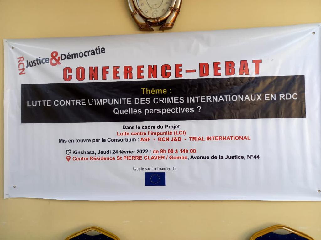 Justice : lutte contre l’impunité des crimes internationaux en RDC : quelles perspectives ?