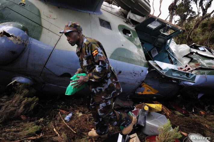 Fardc-Updf : plusieurs morts dans le crash de 2 hélicoptères Ougandais