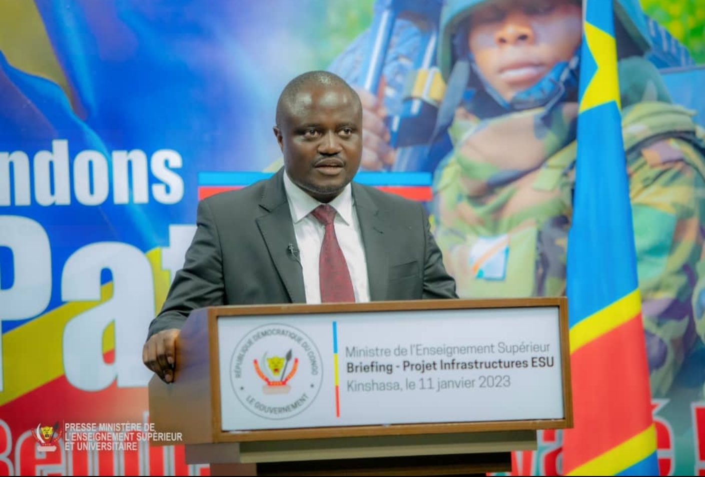 ESU:Muhindo Nzangi dresse un bilan positif dans la construction des infrastructures Universitaires en RDC