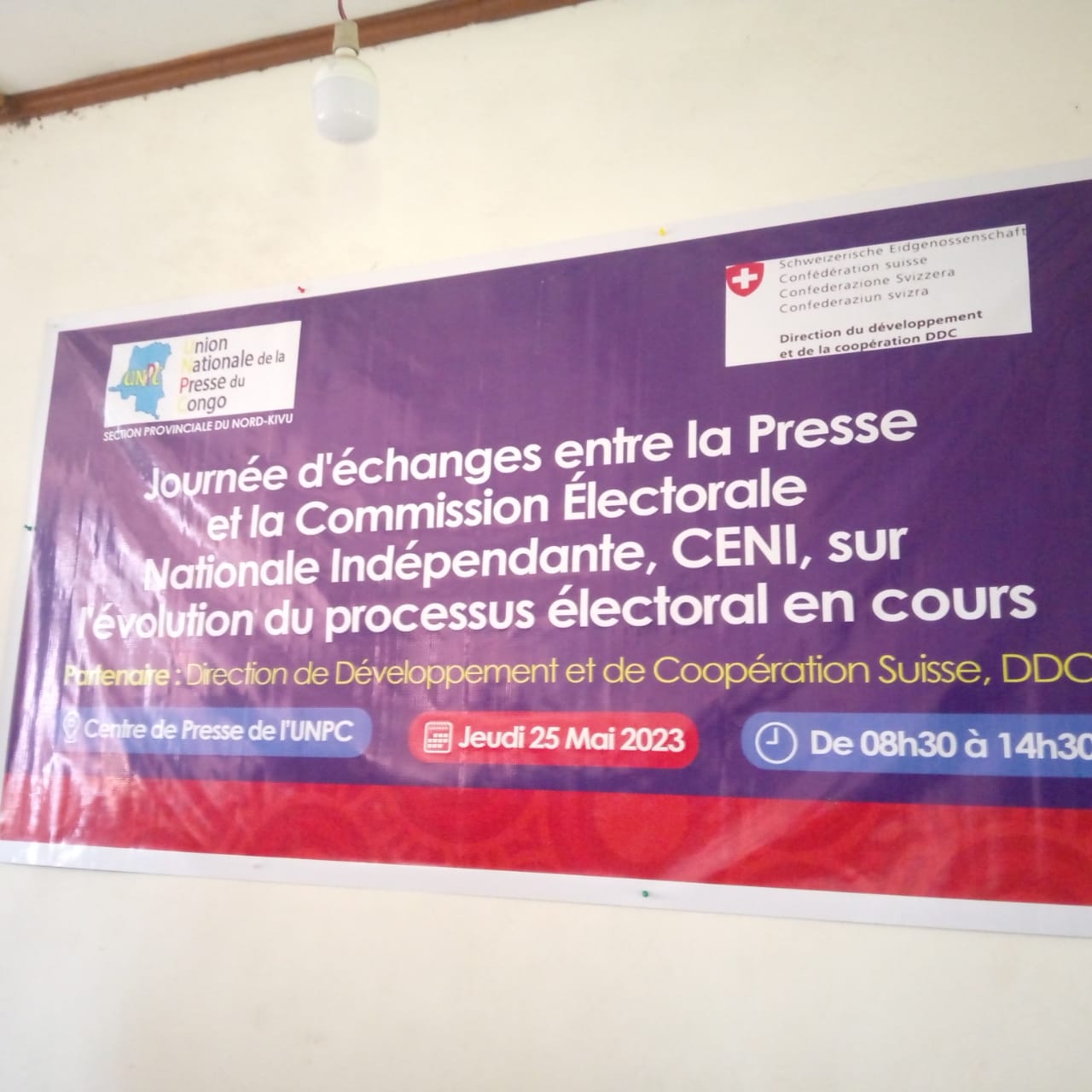 Nord-Kivu : « Le journalisme professionnel pour une couverture électorale équitable », ce projet de l&rsquo;UNPC sous l&rsquo;appui de la DDC Suisse