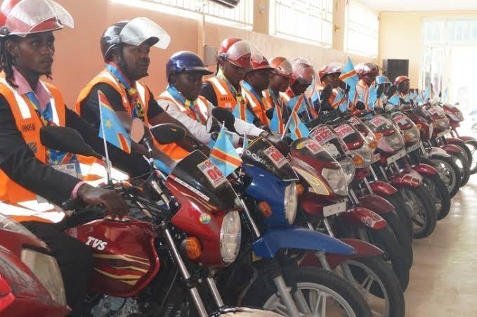 Goma : « Tout conducteur moto n&rsquo;est pas taximan moto ; la population doit être prudente face au vol des sacs à main », explication des motards
