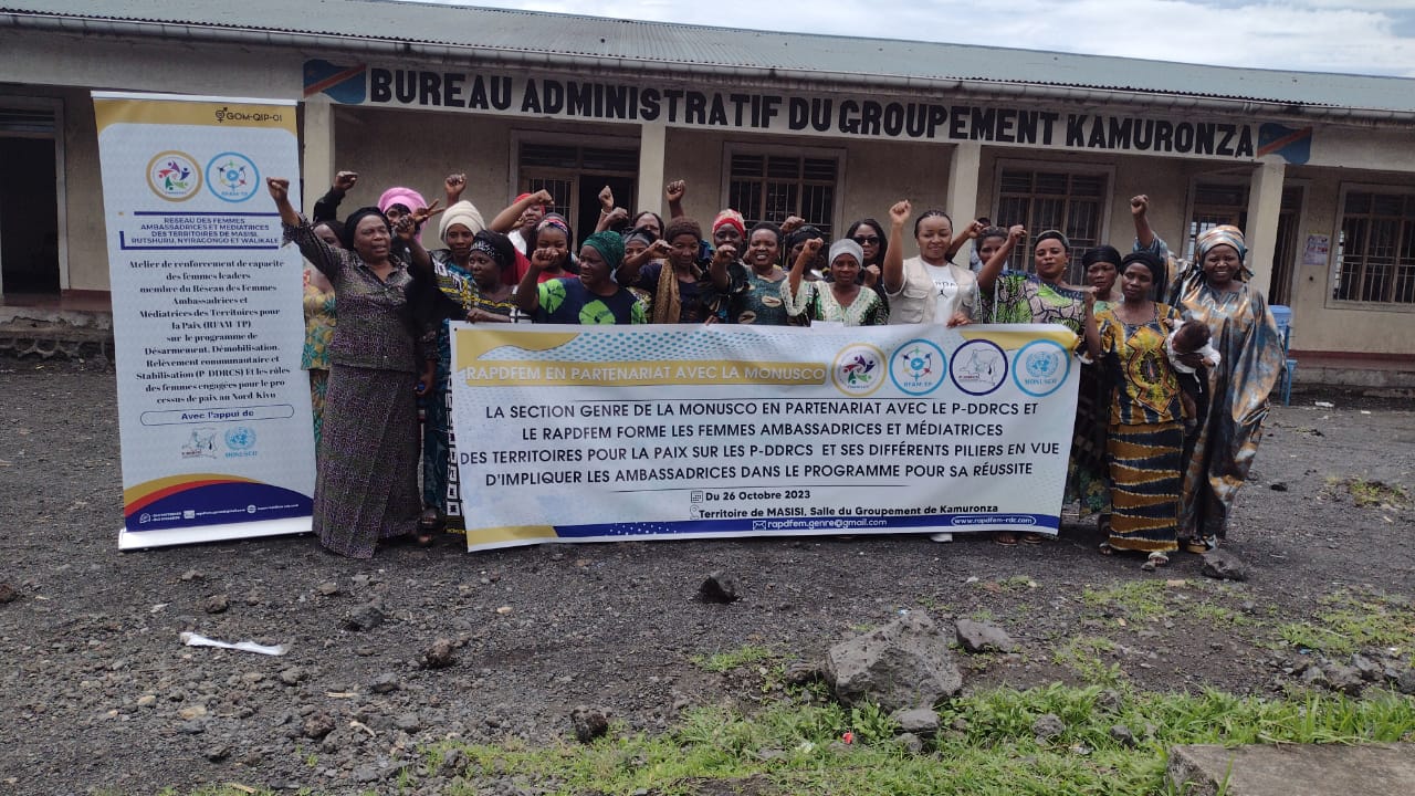 Le Programme (P-DDRCS) voudrait corriger les failles du DDR/MONUSCO et le STAREC 