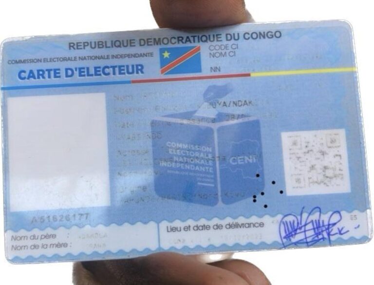 Nord-kivu:La CENI insiste sur l’octroi gratuit des duplicatas des cartes d’électeurs