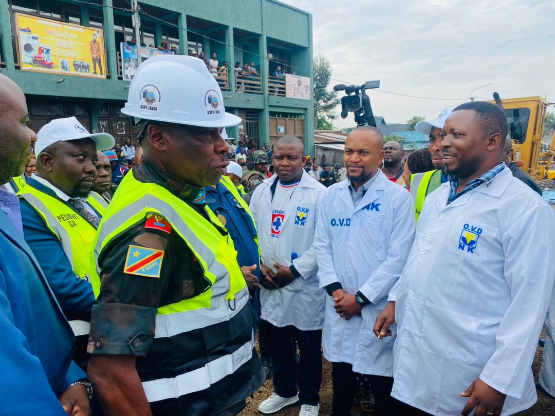 Goma : Lancement des travaux de pavage de l&rsquo;axe Kilijiwe-Kisoko (Nord-Kivu)