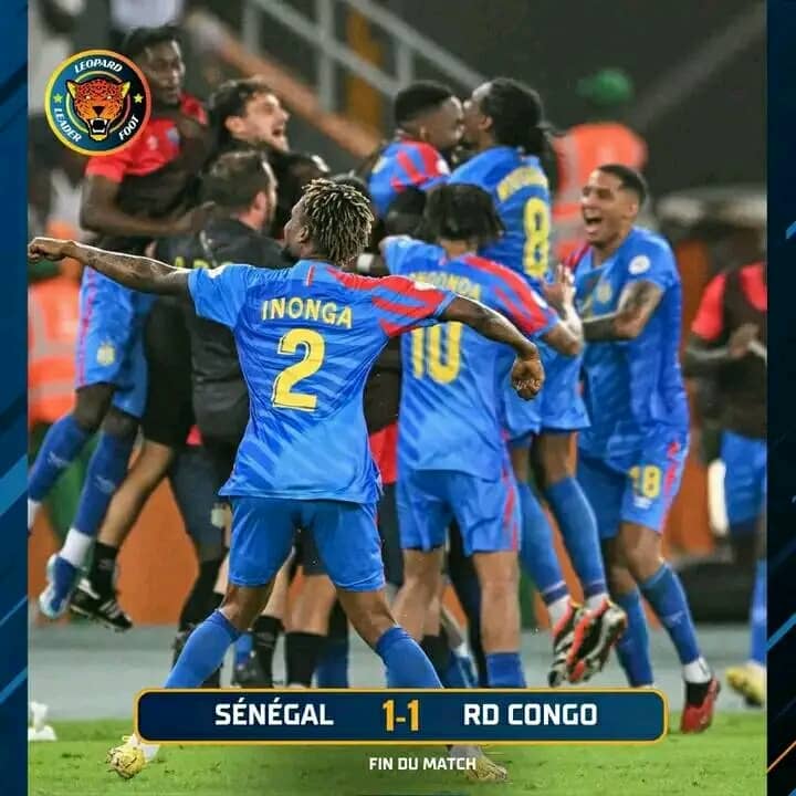 Sport-Mondial 2026 : Les Léopards de la RDC arrachent un nul face au Sénégal mais gardent toujours la troisième place du classement 