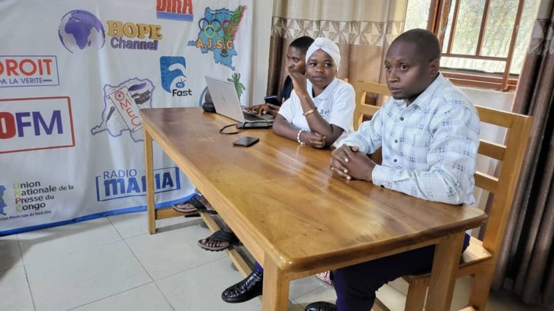 Nord-Kivu : Plus de 100 journalistes déplacés à Goma plaident pour une prise en charge étatique