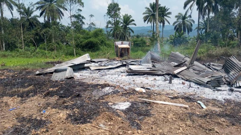 Lubero : Des dégâts matériels déplorés pendant la manifestation populaire à Manguredjipa (Nord-Kivu)