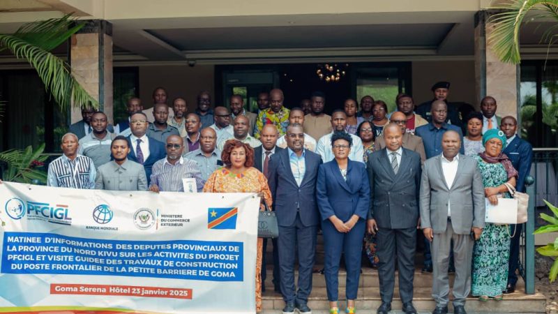 Goma : Les députés provinciaux du Nord Kivu informés sur les activités du PFCIGL
