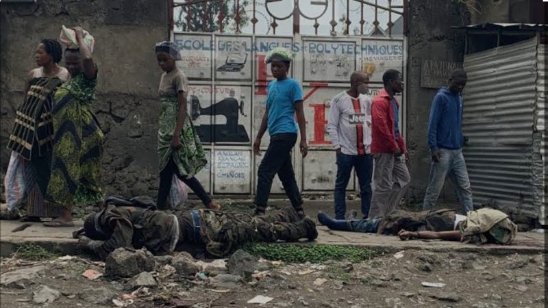 Nord-Kivu :l&rsquo;ONU donnent un bilan provisoire de près de 3000 morts lors des affrontements à Goma