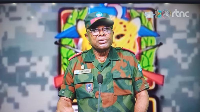 Propos controversés à la RTNC : le général-major Sylvain Ekenge suspendu de ses fonctions