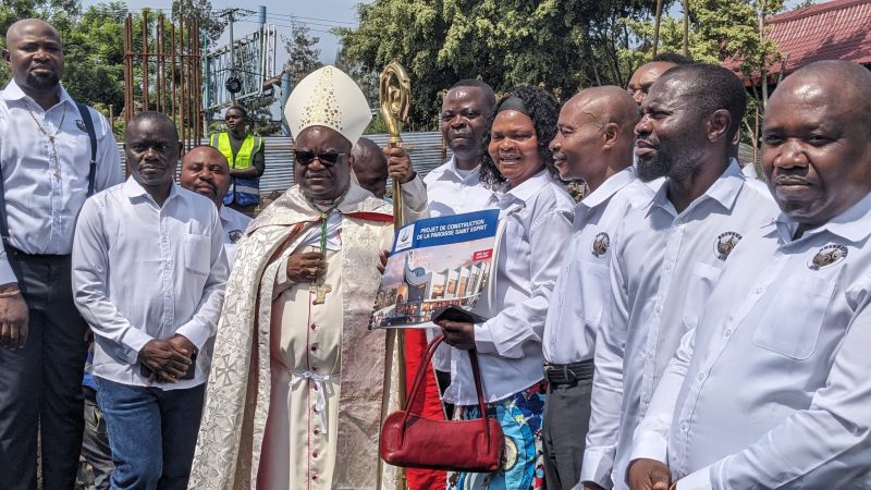 Goma : lancement officiel des travaux de construction du nouveau temple de la paroisse Saint-Esprit