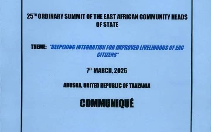 Sommet de la Communauté d’Afrique de l’Est : appel à un cessez-le-feu immédiat dans l’Est de la RDC