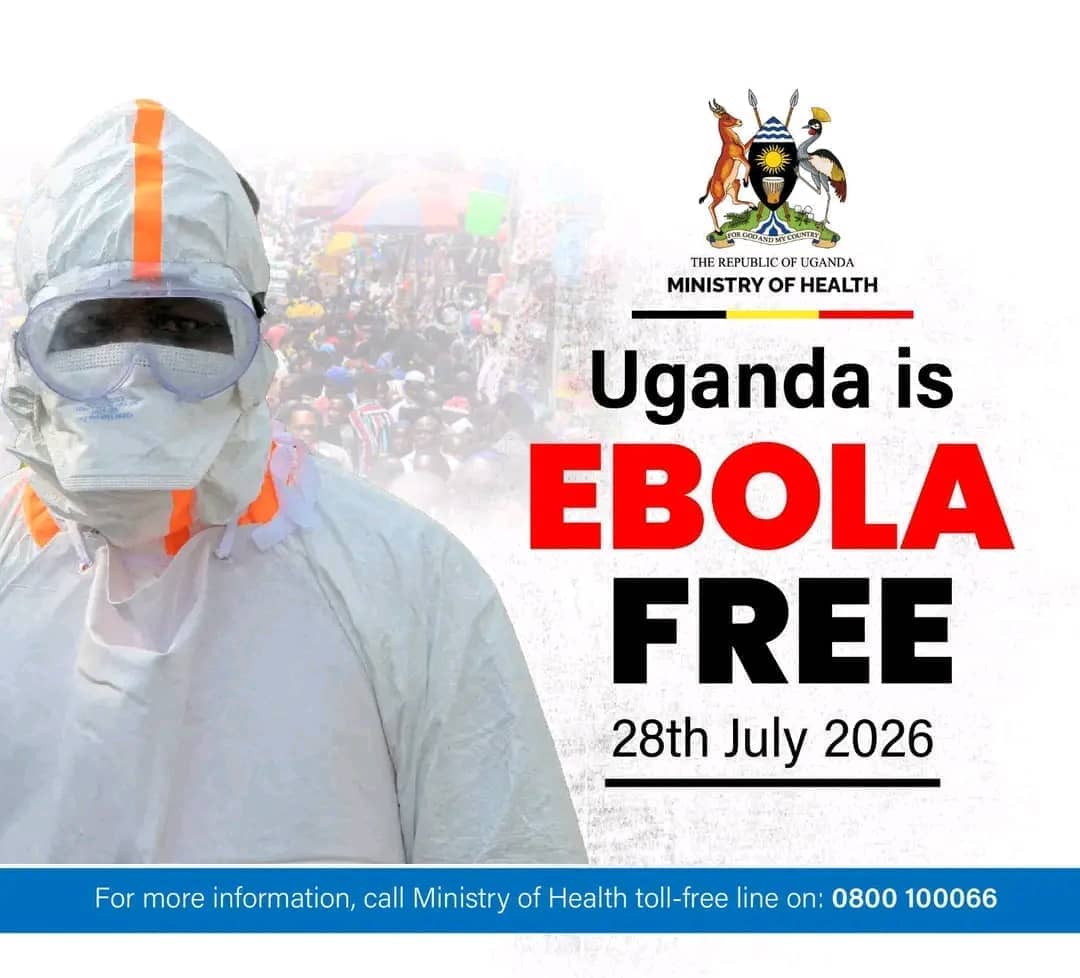 L&rsquo;Ouganda déclare officiellement la fin de l&rsquo;épidémie d&rsquo;Ebola de 2026