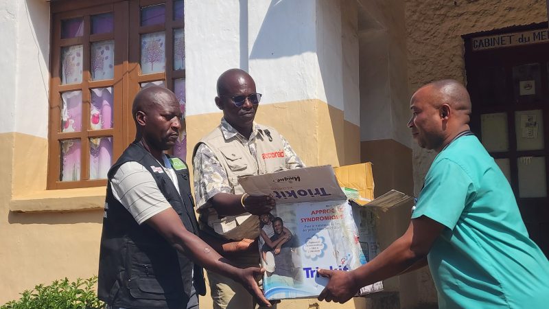 Nord-Kivu : L&rsquo;HGR de Lubero doté en médicaments pour la prise en charge des victimes des restes d&rsquo;explosifs de guerre