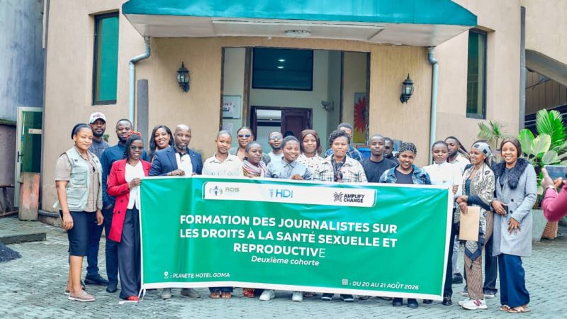 Goma : 24 journalistes et créateurs de contenus formés sur les droits à la santé sexuelle et reproductive