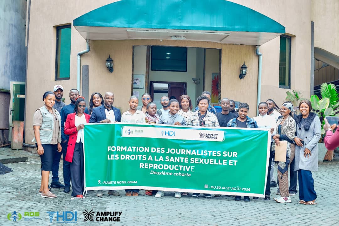 Goma : 24 journalistes et créateurs de contenus formés sur les droits à la santé sexuelle et reproductive