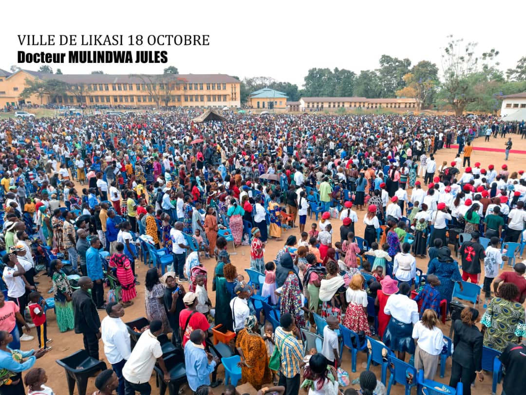 Haut-Katanga : Entre réveil spirituel et appel au civisme, le prophète Jules Mulindwa mobilise des milliers de fidèles à Likasi
